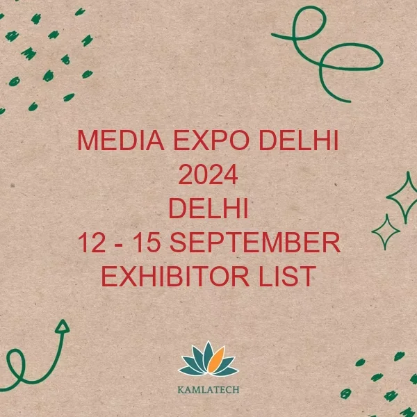 Media ExpoDelhi 2024 (126 Exhibitors)